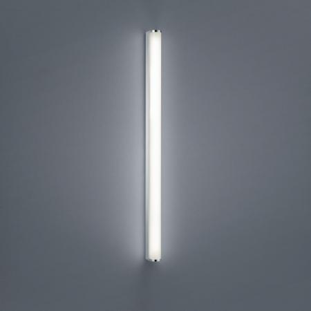 90cm Abgerundete Helestra PONTO LED Wand- und Spiegelleuchte in weiß/chrom